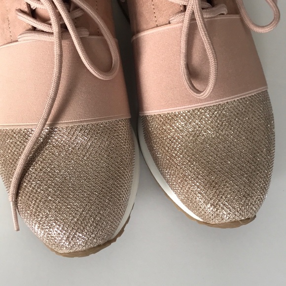 Blush color and sparkling Multi textile Sneakers - Picture 5 of 5